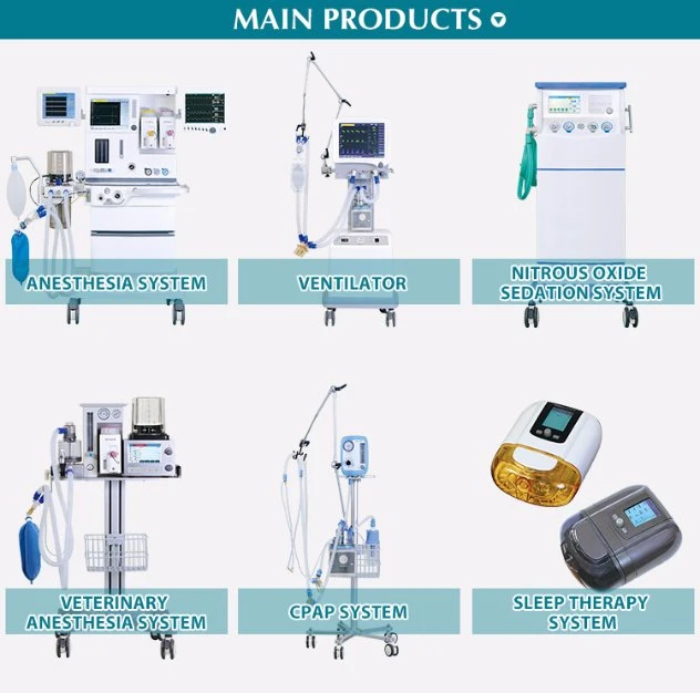 CPAP Machine Infant Ventilator Nlf-200c for Emergency ICU Nicu From Nanjing Superstar Factory Supply