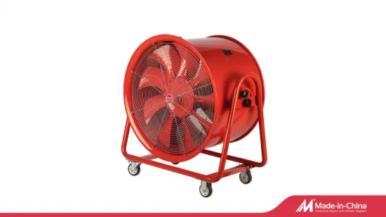 Ventilatore a tamburo industriale mobile con ventilatore di scarico per carichi pesanti da 20